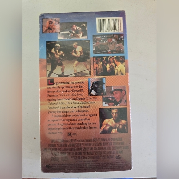 SEALED Legionnaire. VHS. Jean Claude Van Damme. 90’s Action. - Picture 2 of 2
